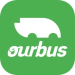 ourbus: travel by bus ???? book tickets | track bus android application logo